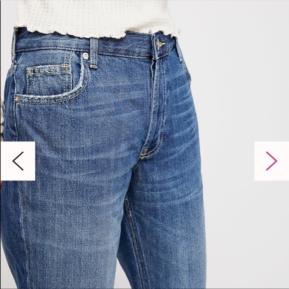 Free People We the Free Maggie Mid-Rise Straight-Leg Jean Size 25 - Picture 3 of 10